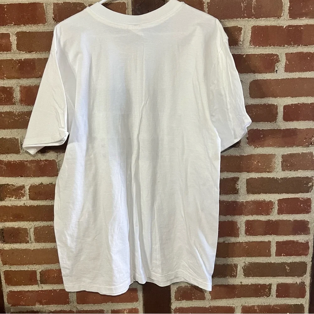 Single Stitch White Vintage Tee